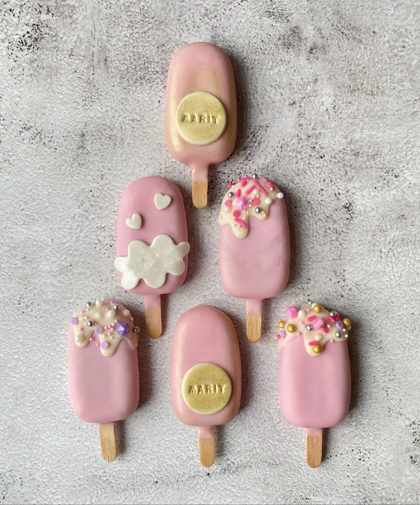 cement Omgeving paddestoel Cakesicles maken - cakepops in magnum vorm - Made from Scratch