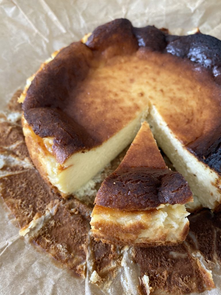 Oven guna burn cake cheese Basque Burnt