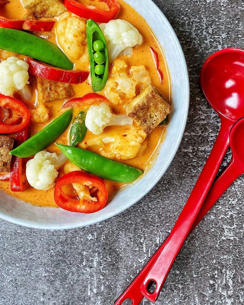 thai red curry with vegetables