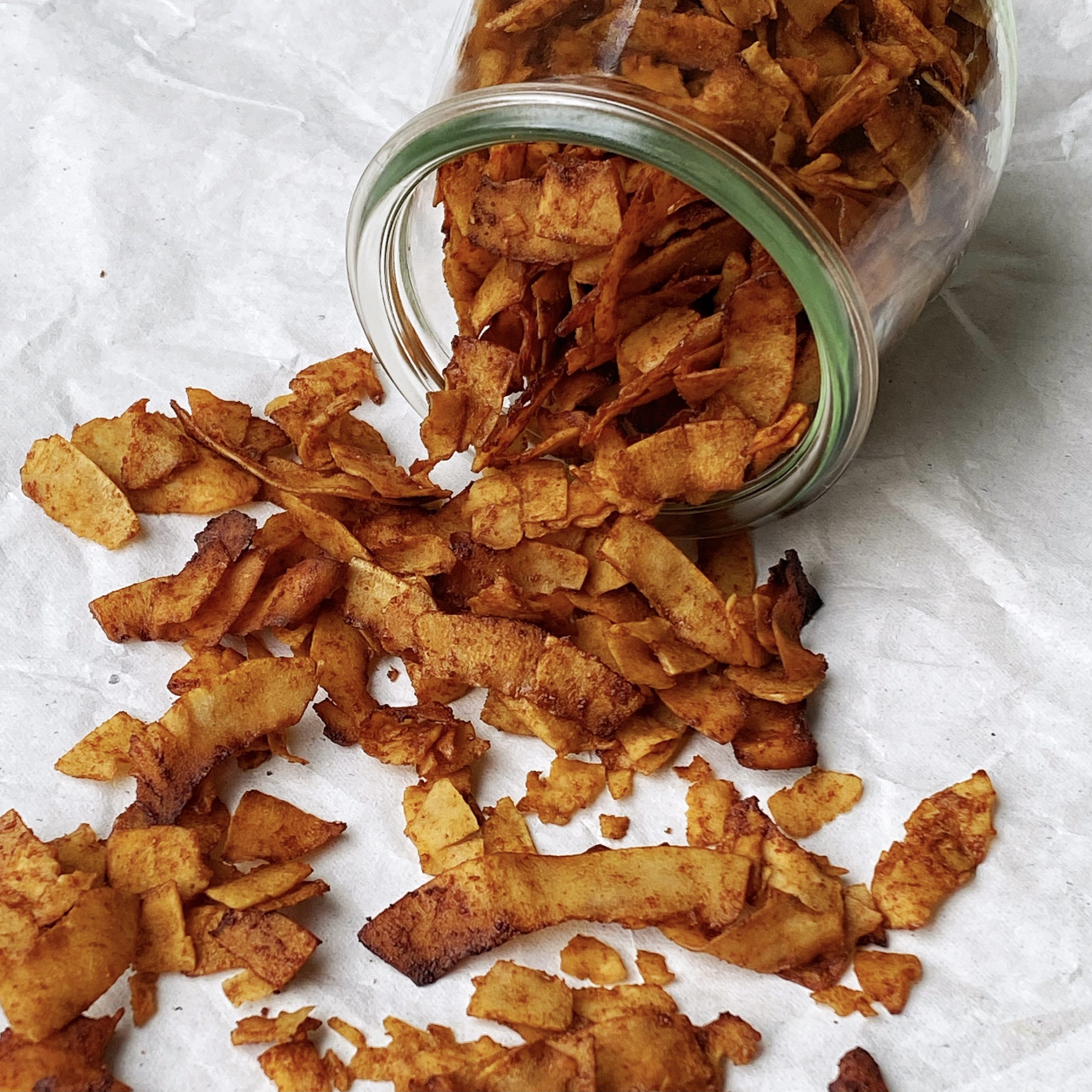 Kokos bacon vegan alternatief voor spekjes Made from Scratch